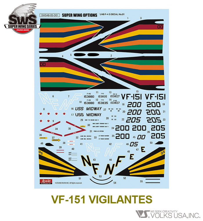 1/48 F-4S Marking Set 1