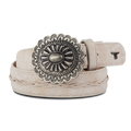 1.5 Woven Braided Belt with Round Buckle - Ceramic Crackle Belt Ceramic Crackle Western Fashion by Lane