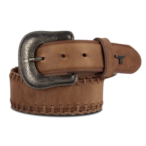 1.5 Woven Laced Belt with Single Buckle - Desert Clay Belt Desert Clay Western Fashion by Lane