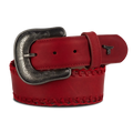 1.5 Woven Laced Belt with Single Buckle - Smoldering Ruby Belt Smoldering Ruby Western Fashion by Lane