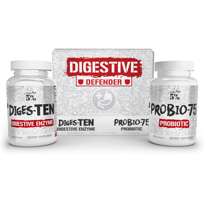 5% Nutrition Digestive Defender 2 x 60 Caps