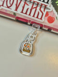 Fall Tea E-Reader Dust Plug & Phone Charm