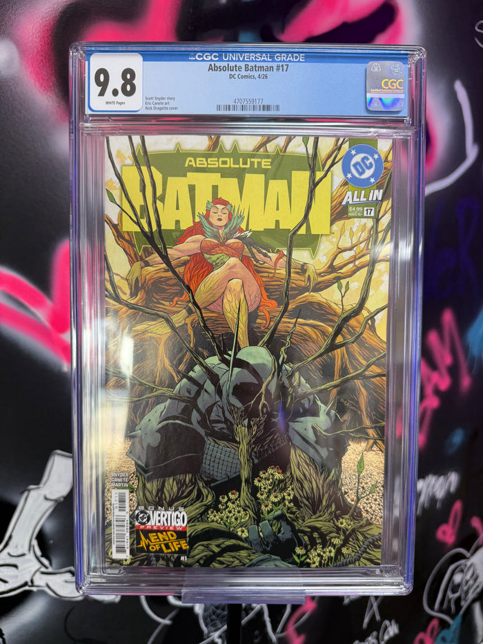 ABSOLUTE BATMAN #17 NICK DRAGOTTA 1ST PRINTING CGC 9.8