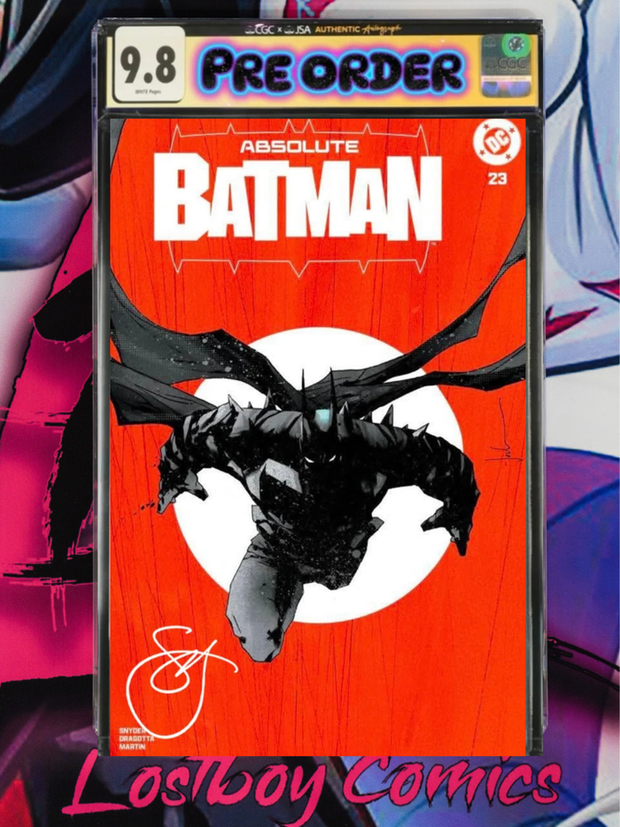 Absolute Batman #23 Jock Exclusive CGC 9.8 Signed Scott Snyder
