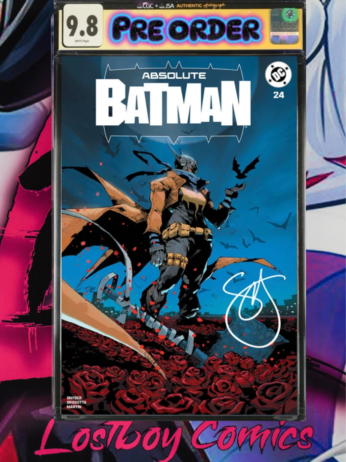 Absolute Batman #24 Dexter Soy Exclusive Foil CGC 9.8 Signed Scott Snyder