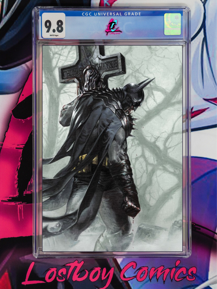 ABSOLUTE BATMAN #25 GABRIELE DELL OTTO DC SHOWCASE WRAPAROUND FOIL CGC 9.8