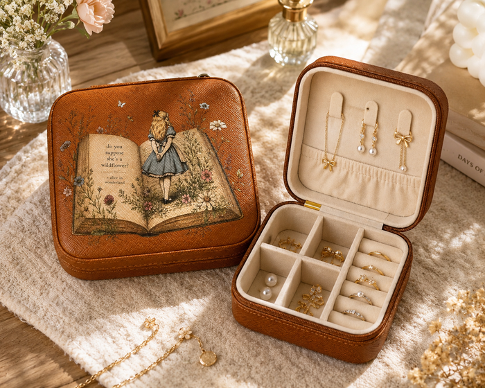 Alice in Wonderland Jewelry Case