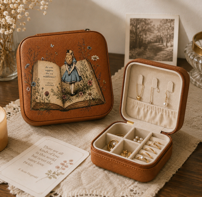 Alice in Wonderland Jewelry Case