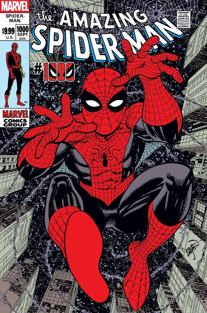 AMAZING SPIDER-MAN #1000 ERIK LARSEN 1:25 CGC 9.8