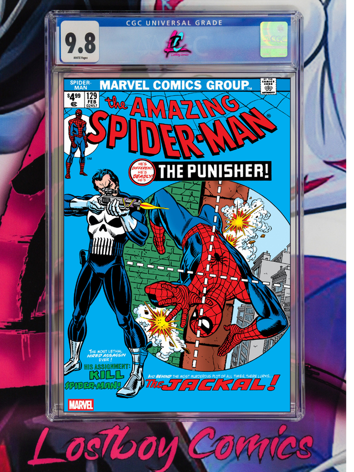 AMAZING SPIDER-MAN #129 BLUE FOIL CGC 9.8