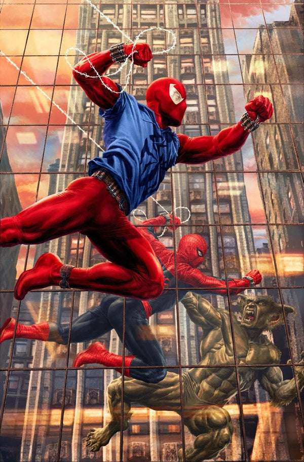 AMAZING SPIDER-MAN #25 LEE BERMEJO AMAZING VISIONS VIRGIN 1:100 CGC 9.8
