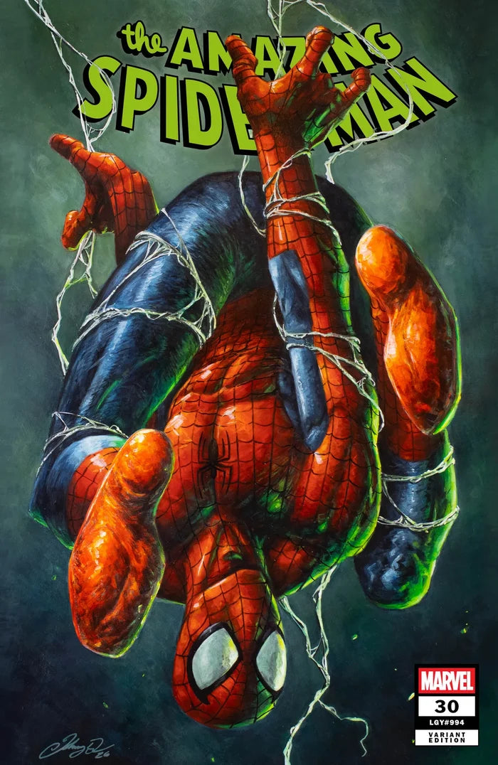 AMAZING SPIDER-MAN #30 JOHNNY DESJARDINS HEROES CON EXCLUSIVE