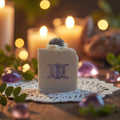 amethyst crystal vegan soap