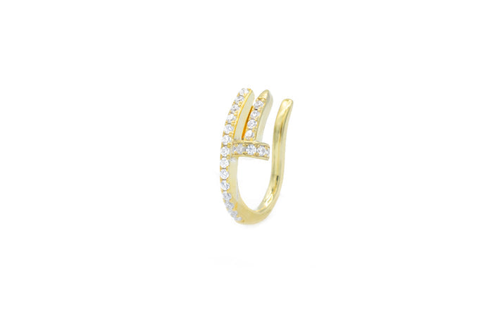 Anello chiodo brill in argento 925 - Iride Shop - Accessori da Donna