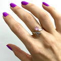 Anello con iniziale e cuore regolabile - Iride Shop - Accessori da Donna