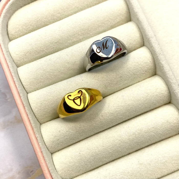 Anello cuore dedica regolabile - Iride Shop - Accessori da Donna
