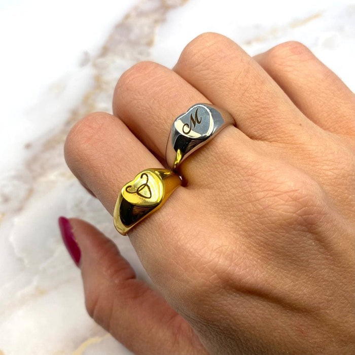 Anello cuore dedica regolabile - Iride Shop - Accessori da Donna