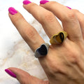 Anello cuore steel regolabile - Iride Shop - Accessori da Donna