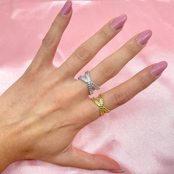 Anello double worked - Iride Shop - Accessori da Donna