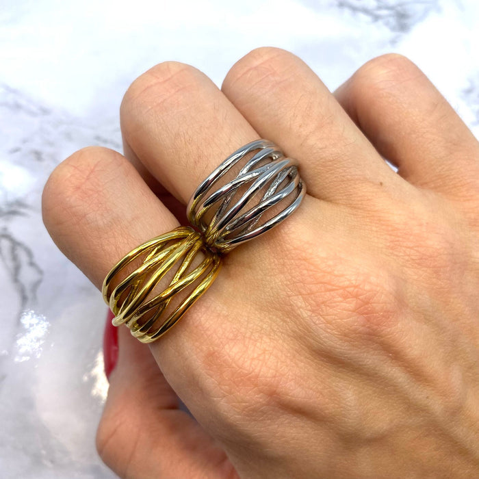 Anello multiwire regolabile - Iride shop - accessori donna