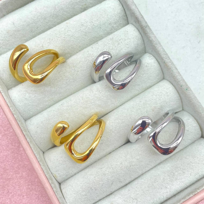 Anello regolabile asimmetric vintage - Iride Shop - Accessori da Donna