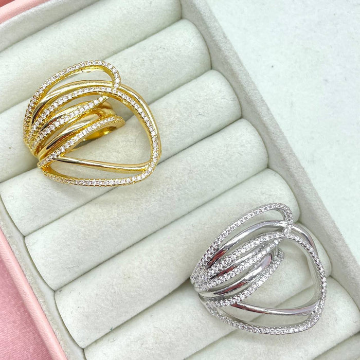 Anello regolabile big astract - Iride Shop - Accessori da Donna