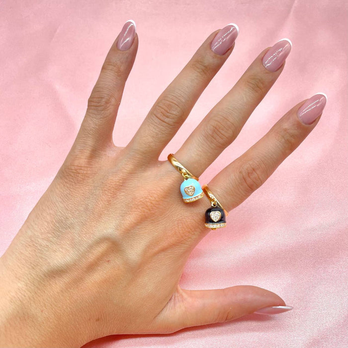 Anello regolabile campanella colour - Iride Shop - Accessori da Donna