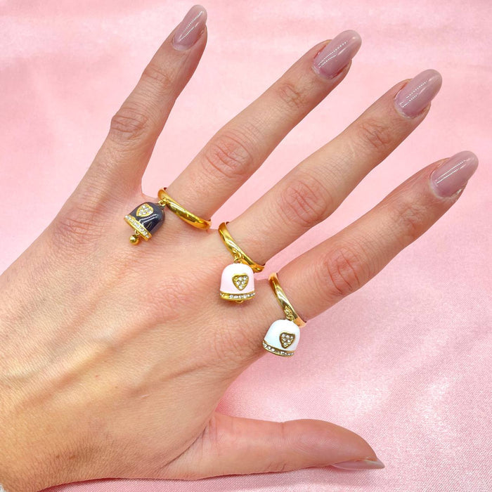 Anello regolabile campanella colour - Iride Shop - Accessori da Donna