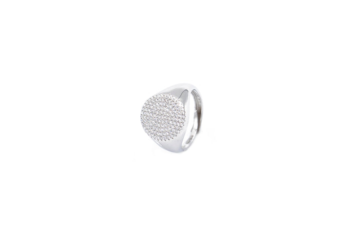 Anello regolabile chevalier circle da mignolo in argento 925 - Iride Shop - Accessori da Donna
