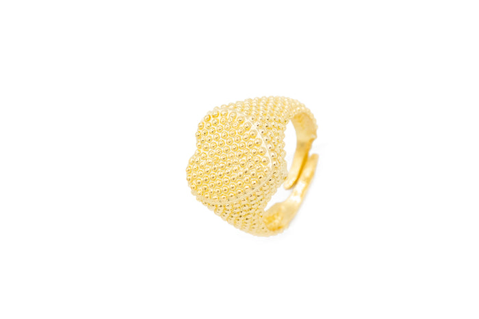 Anello regolabile chevalier da mignolo borchiato in argento 925 - Iride Shop - Accessori da Donna