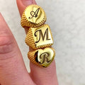 Anello regolabile chevalier in argento 925 personalizzabile - Iride Shop - Accessori da Donna