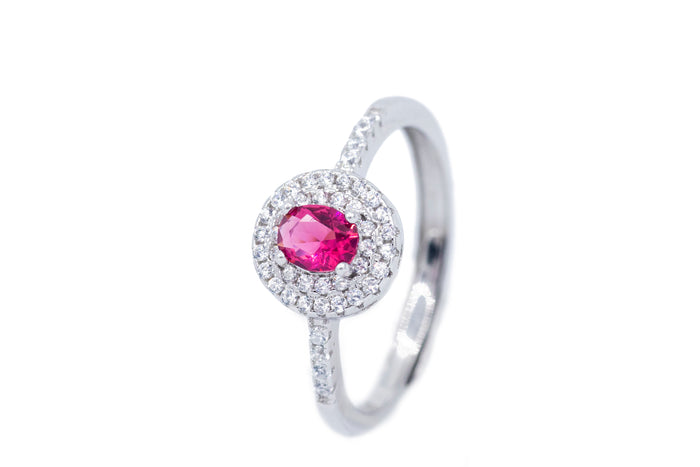 Anello regolabile circle bril in argento 925 - Iride Shop - Accessori da Donna