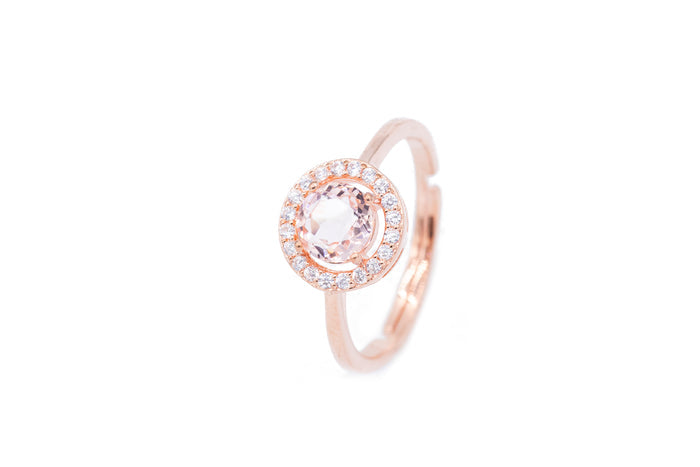 Anello regolabile circle bril in argento 925 - Iride Shop - Accessori da Donna