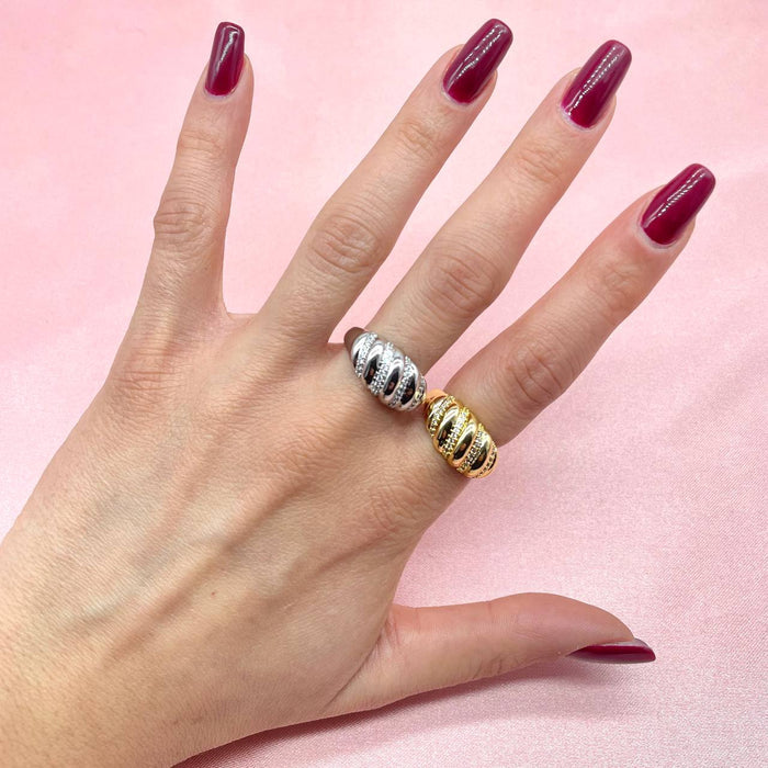Anello regolabile conchiglia bril - Iride Shop - Accessori da Donna
