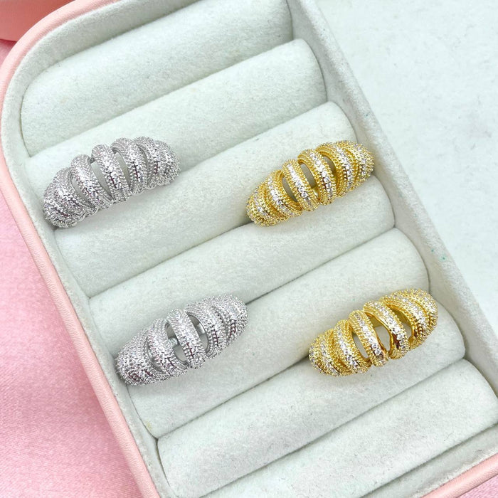 Anello regolabile conchiglia perforated