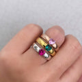 Anello regolabile cuore princess con incisione in argento 925 - Iride Shop - Accessori da Donna