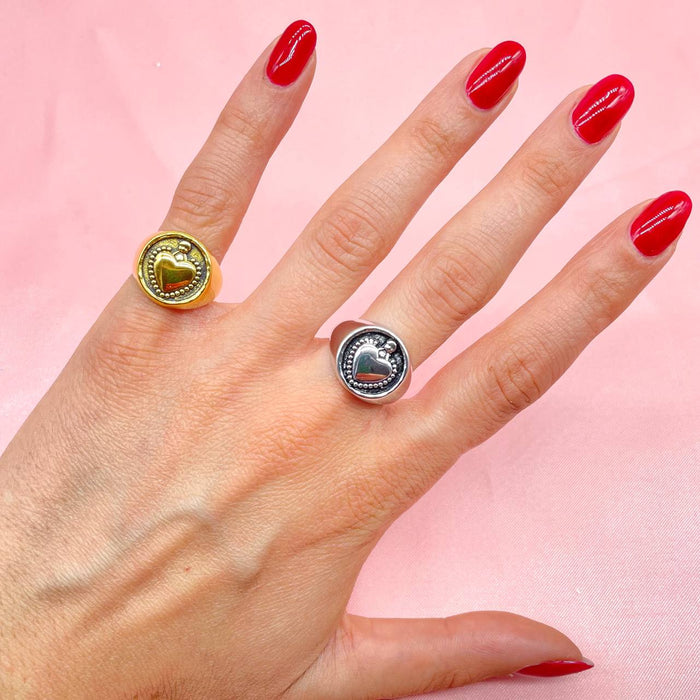 Anello regolabile cuore sacro - Iride Shop - Accessori da Donna