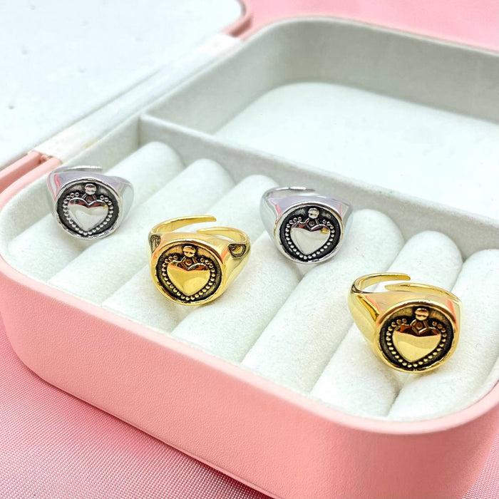 Anello regolabile cuore sacro - Iride Shop - Accessori da Donna