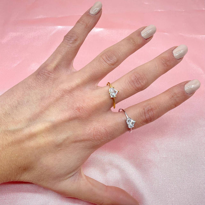 Anello regolabile cuore simply - Iride Shop - Accessori da Donna