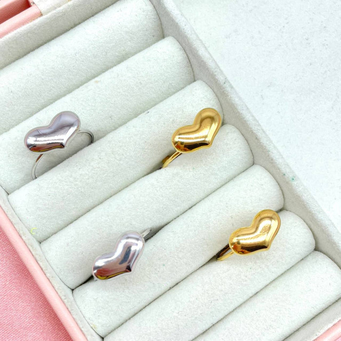 Anello regolabile cuore simply