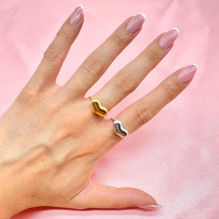 Anello regolabile cuore simply
