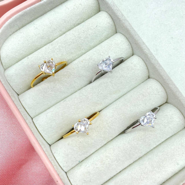Anello regolabile cuore simply - Iride Shop - Accessori da Donna