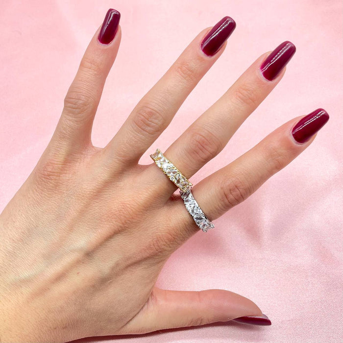 Anello regolabile diamond