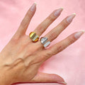 Anello regolabile double bril simply - Iride Shop - Accessori da Donna