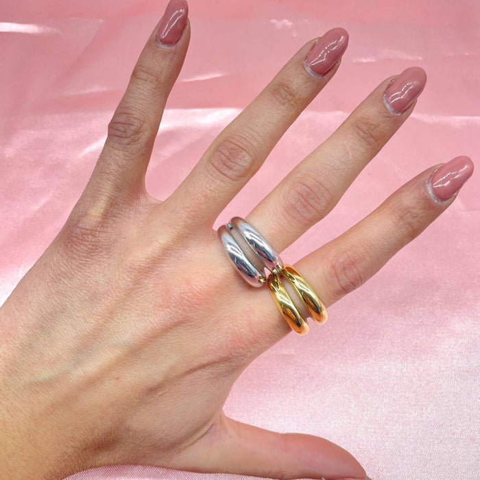 Anello regolabile double - Iride Shop - Accessori da Donna
