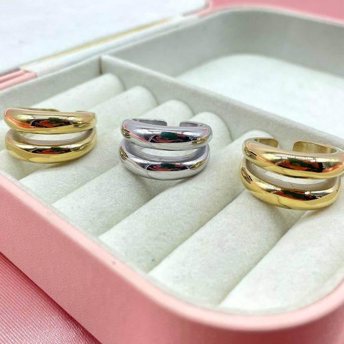 Anello regolabile double - Iride Shop - Accessori da Donna