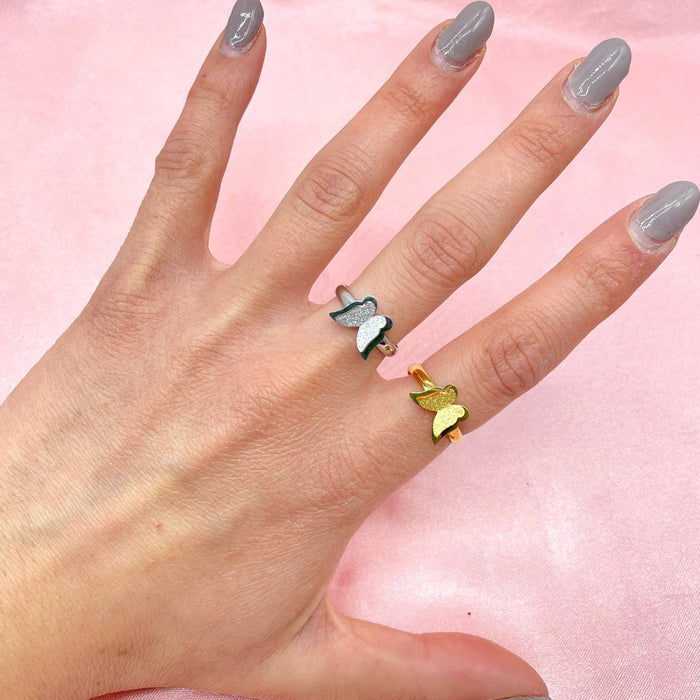Anello regolabile farfalla