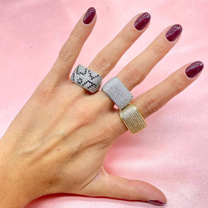 Anello regolabile fascia big brill - Iride Shop - Accessori da Donna