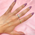 Anello regolabile flower bril