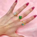 Anello regolabile flower - Iride Shop - Accessori da Donna